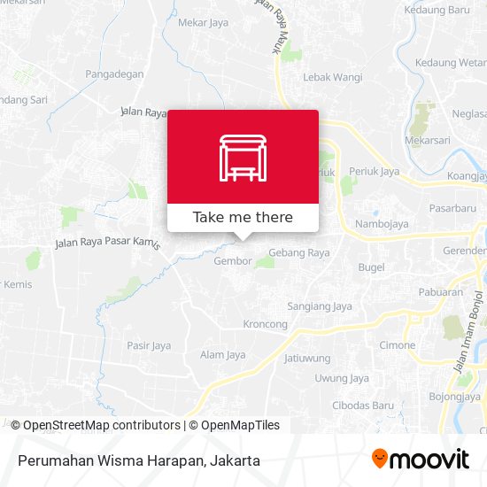 Perumahan Wisma Harapan map
