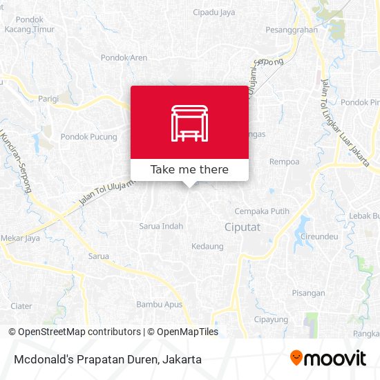 Mcdonald's Prapatan Duren map