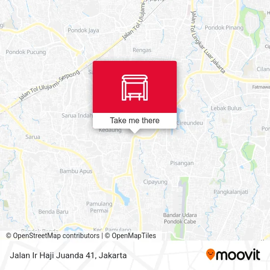 Jalan Ir Haji Juanda 41 map