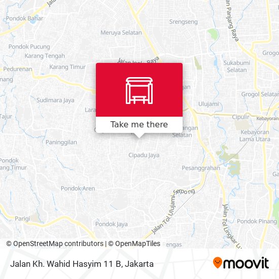 Jalan Kh. Wahid Hasyim 11 B map