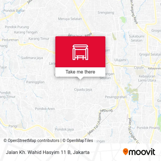 Jalan Kh. Wahid Hasyim 11 B map