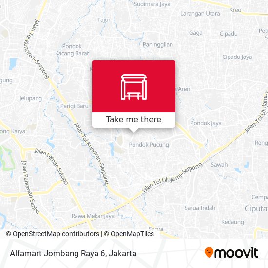 Alfamart Jombang Raya 6 map
