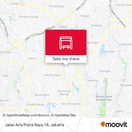 Jalan Aria Putra Raya 18 map