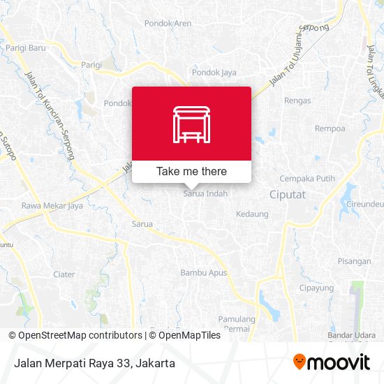 Jalan Merpati Raya 33 map