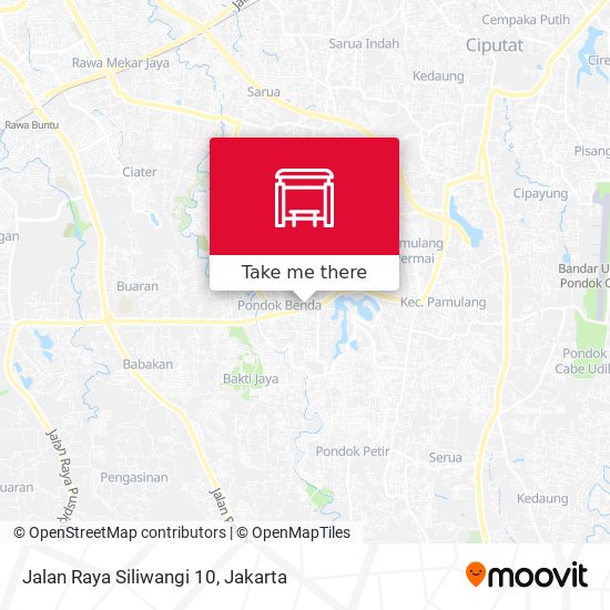 Jalan Raya Siliwangi 10 map