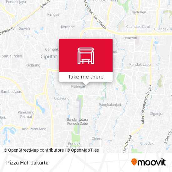 Pizza Hut map