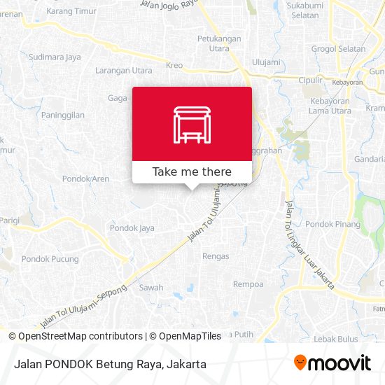 Jalan PONDOK Betung Raya map