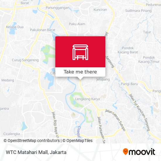 WTC Matahari Mall map