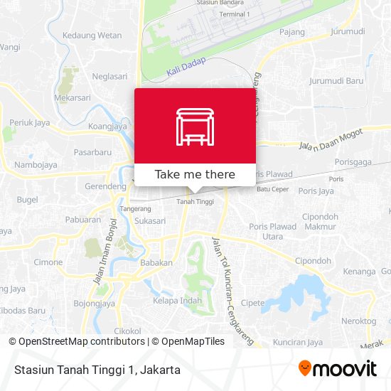 Stasiun Tanah Tinggi 1 map