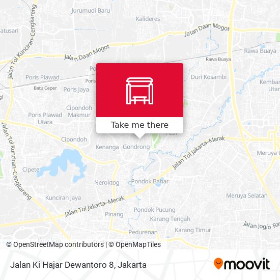 Jalan Ki Hajar Dewantoro 8 map