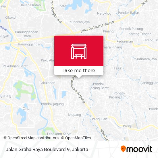 Jalan Graha Raya Boulevard 9 map