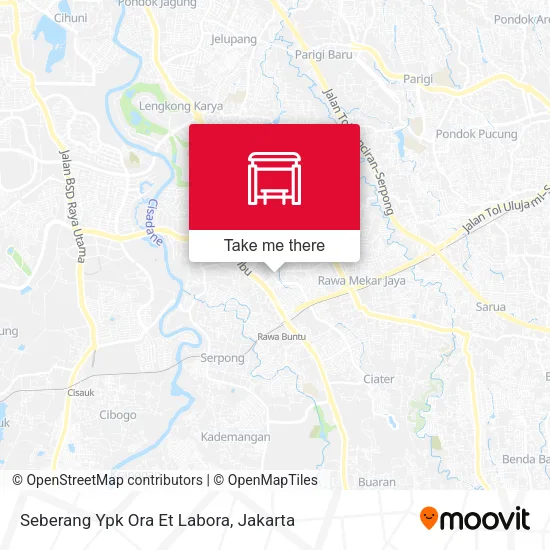 Seberang Ypk Ora Et Labora map