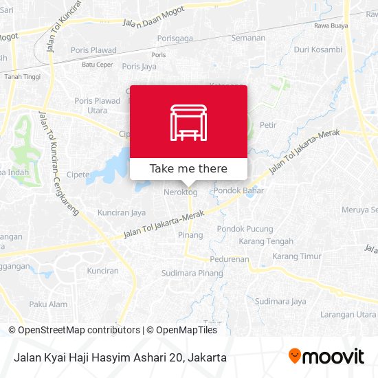 Jalan Kyai Haji Hasyim Ashari 20 map