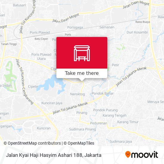Jalan Kyai Haji Hasyim Ashari 188 map