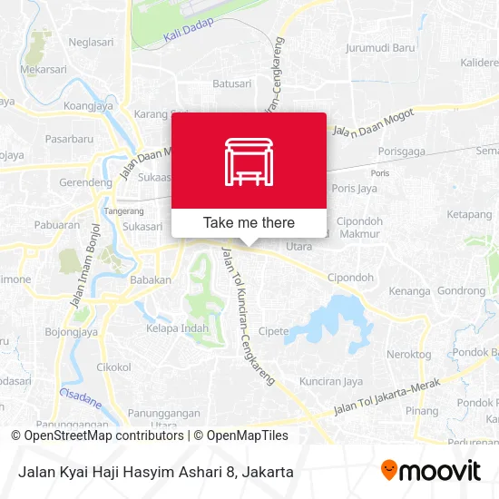 Jalan Kyai Haji Hasyim Ashari 8 map