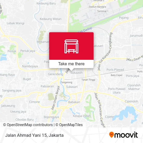 Jalan Ahmad Yani 15 map