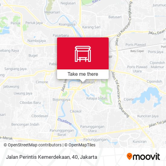 Jalan Perintis Kemerdekaan, 40 map