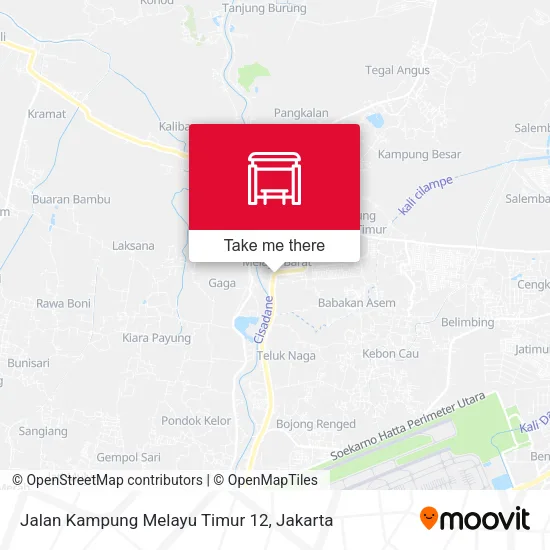 Jalan Kampung Melayu Timur 12 map