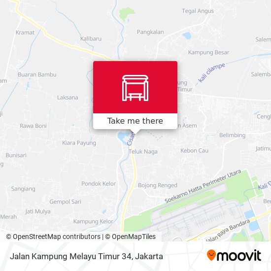 Jalan Kampung Melayu Timur 34 map