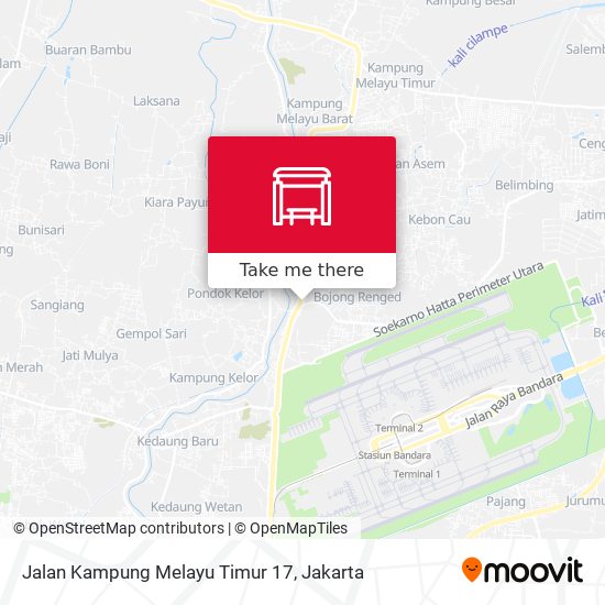 Jalan Kampung Melayu Timur 17 map