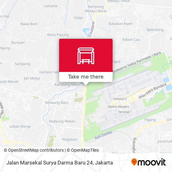 Jalan Marsekal Surya Darma Baru 24 map
