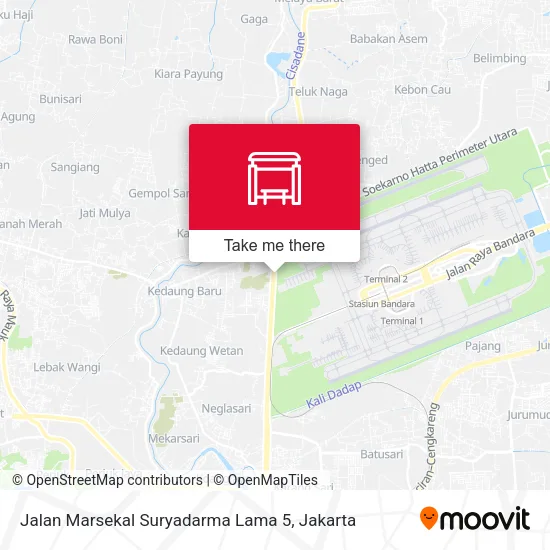 Jalan Marsekal Suryadarma Lama 5 map