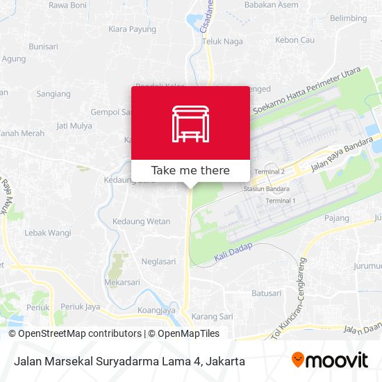 Jalan Marsekal Suryadarma Lama 4 map