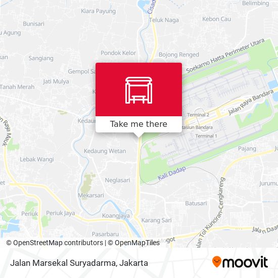 Jalan Marsekal Suryadarma map