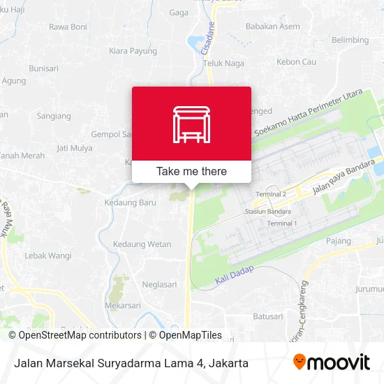 Jalan Marsekal Suryadarma Lama 4 map