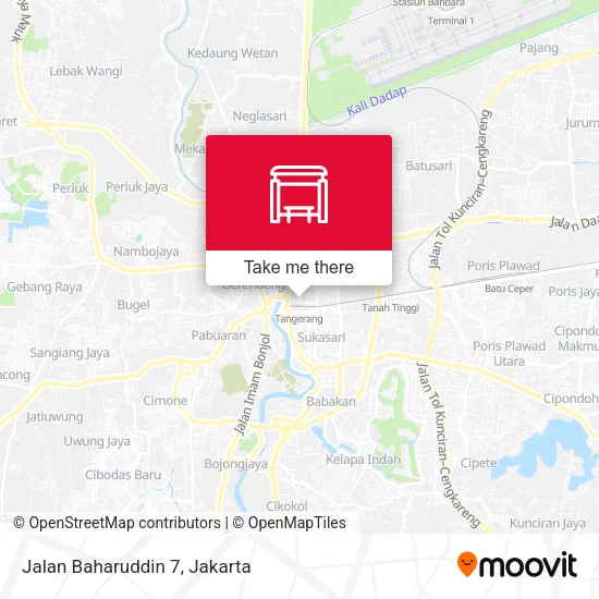 Jalan Baharuddin 7 map