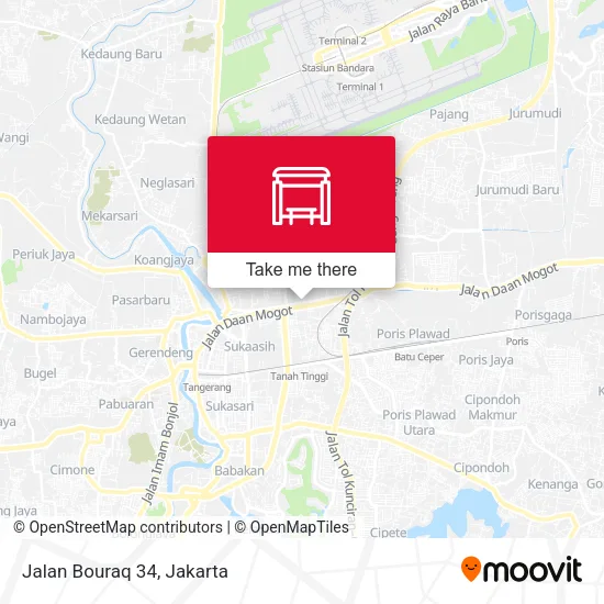 Jalan Bouraq 34 map