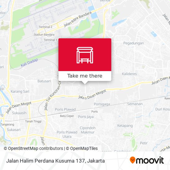 Jalan Halim Perdana Kusuma 137 map