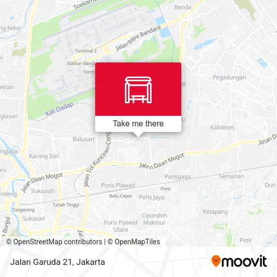 Jalan Garuda 21 map