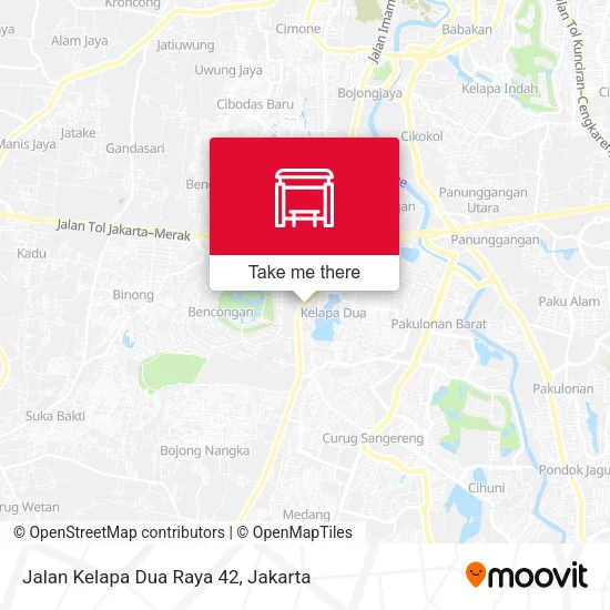 Jalan Kelapa Dua Raya 42 map