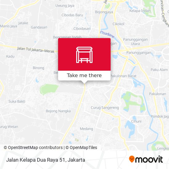 Jalan Kelapa Dua Raya 51 map