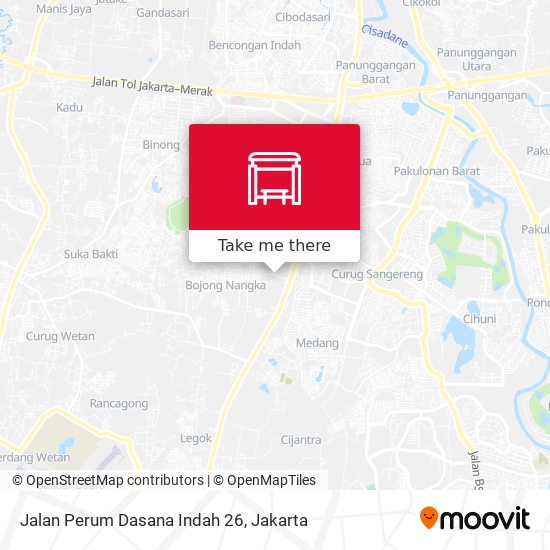 Jalan Perum Dasana Indah 26 map