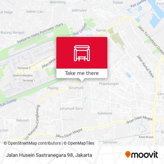 Jalan Husein Sastranegara 98 map