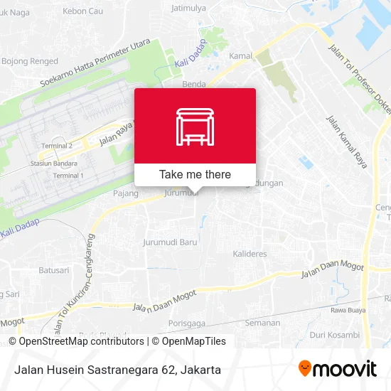 Jalan Husein Sastranegara 62 map
