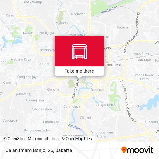 Jalan Imam Bonjol 26 map