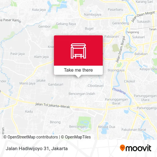Jalan Hadiwijoyo 31 map