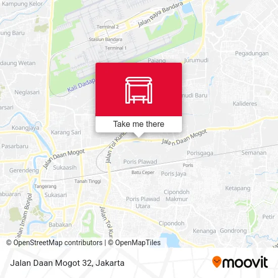 Jalan Daan Mogot 32 map