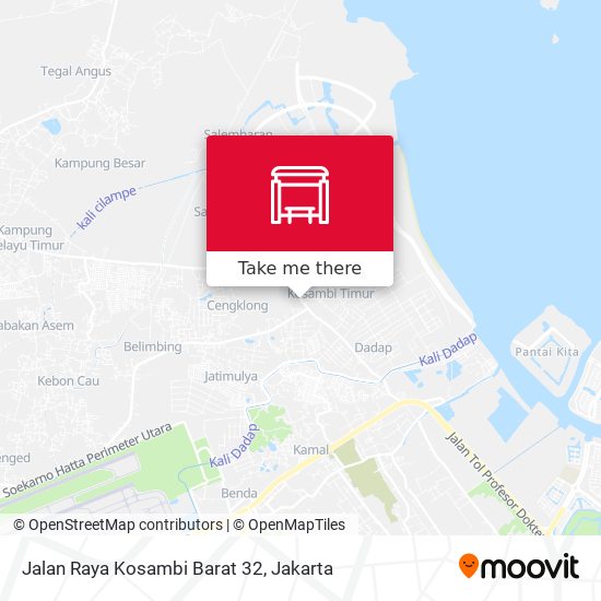 Jalan Raya Kosambi Barat 32 map