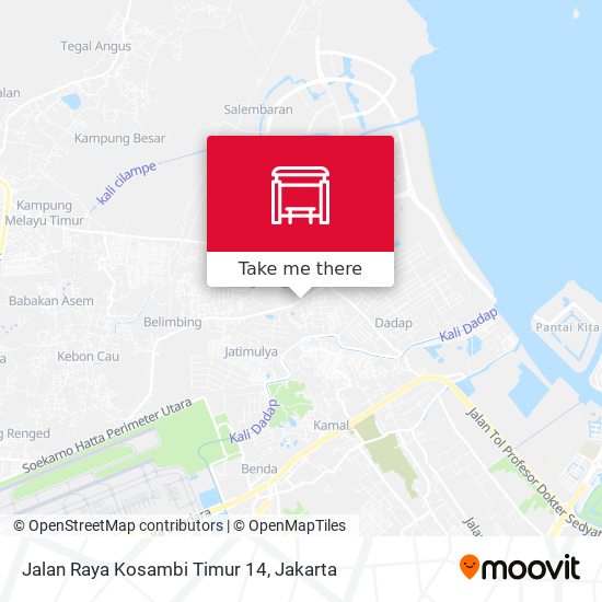 Jalan Raya Kosambi Timur 14 map
