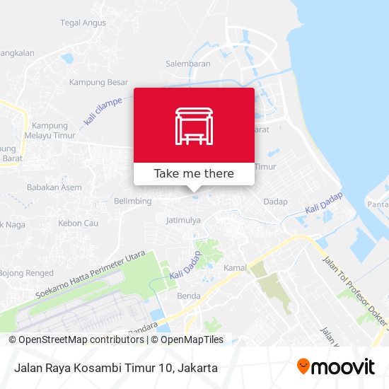 Jalan Raya Kosambi Timur 10 map