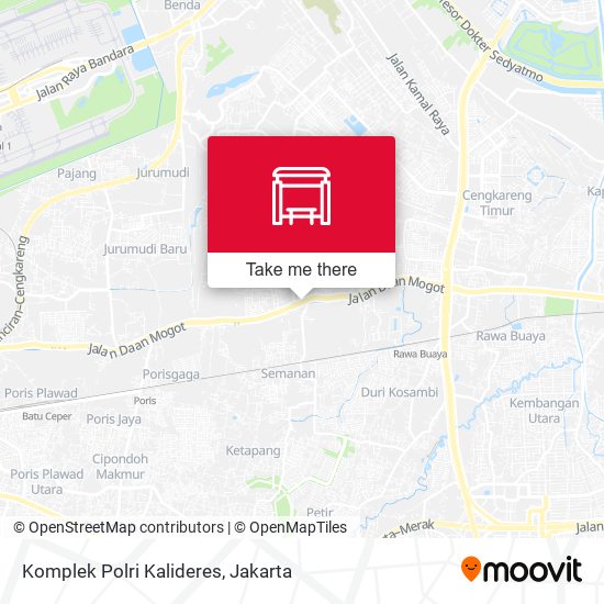 Komplek Polri Kalideres map