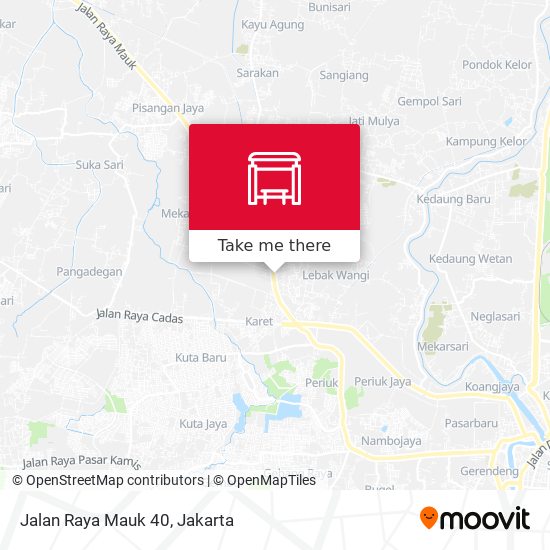 Jalan Raya Mauk 40 map