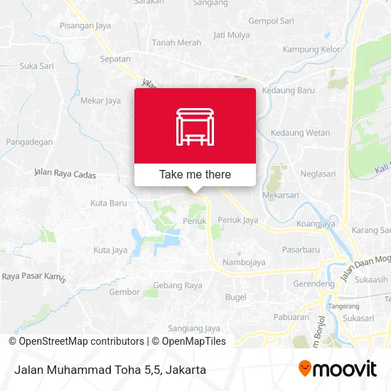 Jalan Muhammad Toha 5,5 map