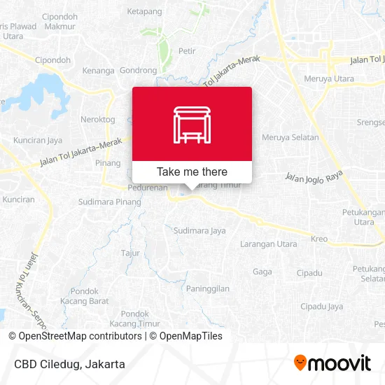 CBD Ciledug map