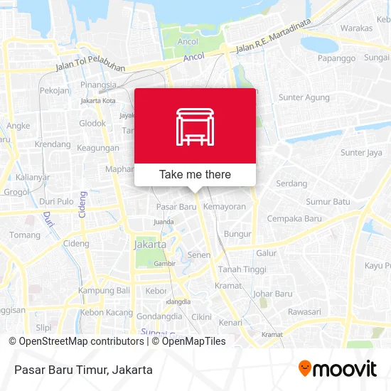 Pasar Baru Timur map