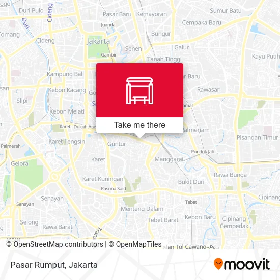Pasar Rumput map
